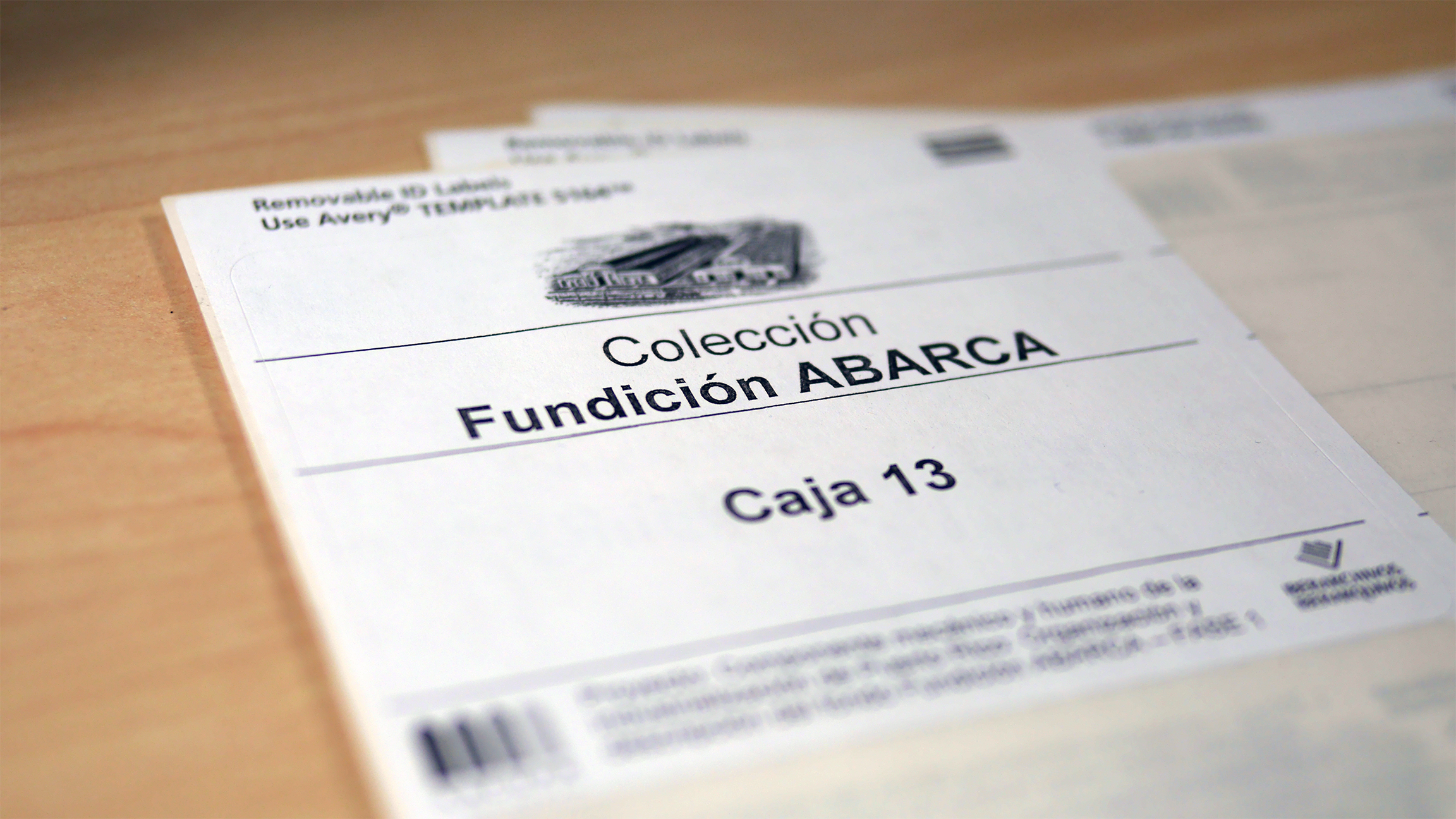 Foto 014 Organización y descripción del fondo Fundación ABARCA